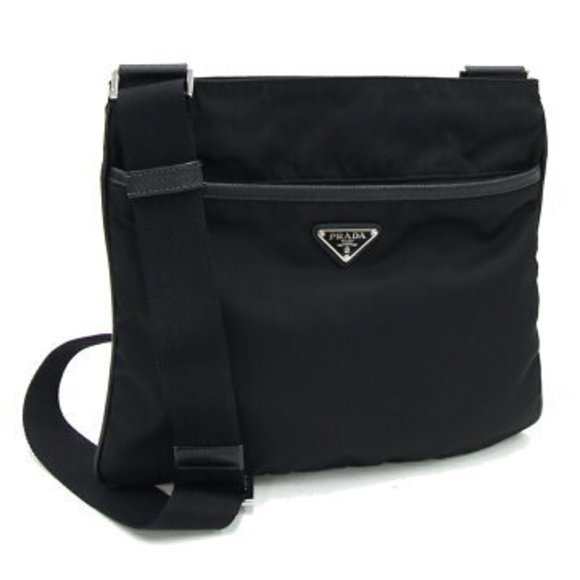 Prada Shoulder Bag Black Crossbody - Picture 1 of 8